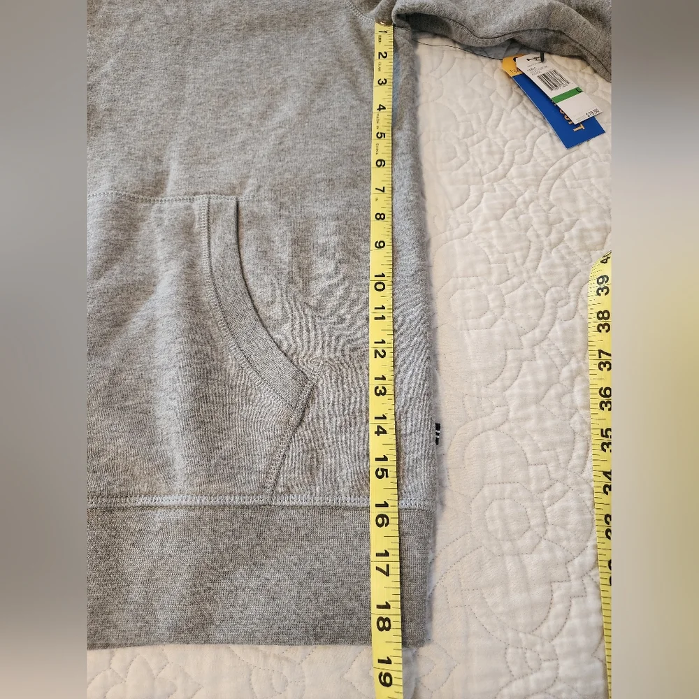 Nautica Gray Zip-Up Sweater Soft Casual Design - Picture 6 of 9